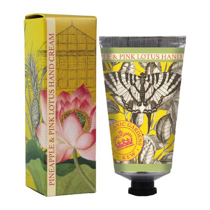 The English Soap Company Kew Gardens Hand Cream 75ml Pineapple & Pink Lotus